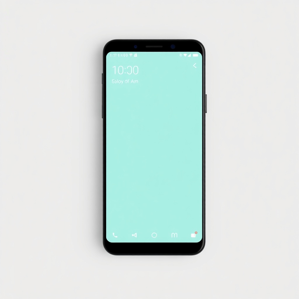 Akıllı telefon ekranında Xiaomi Mi Alarm Set uygulaması